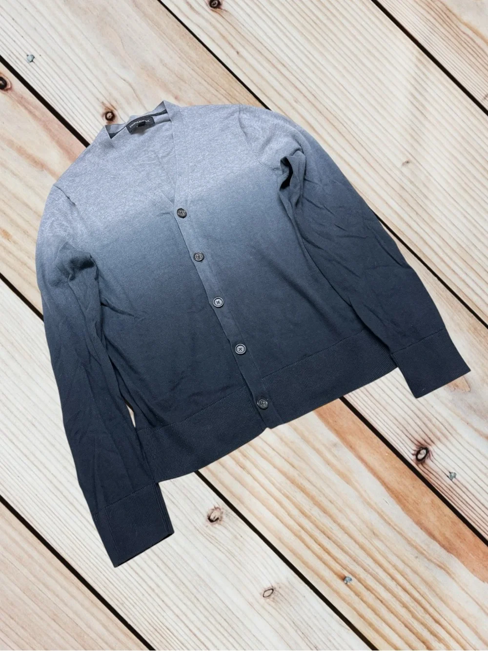 Banana Republic men S ombré cotton cardigan